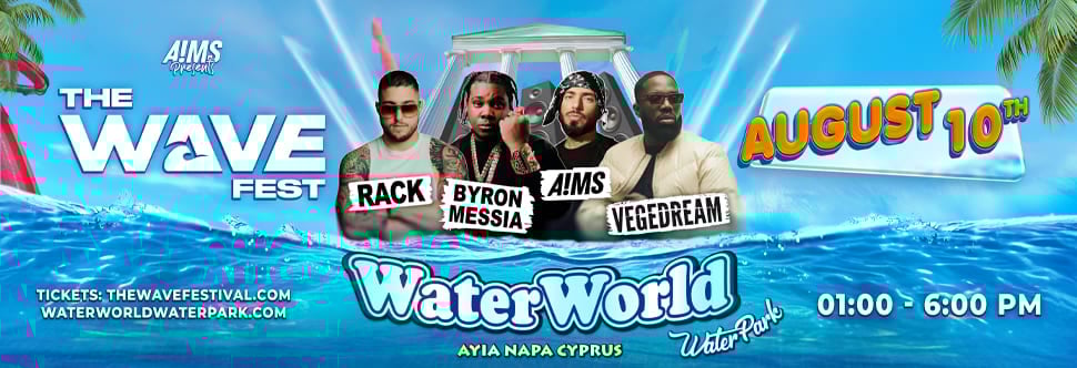 THE WAVE FEST - BYRON MESSIA // A!MS // VEGEDREAM // RACK + more surprise guests!