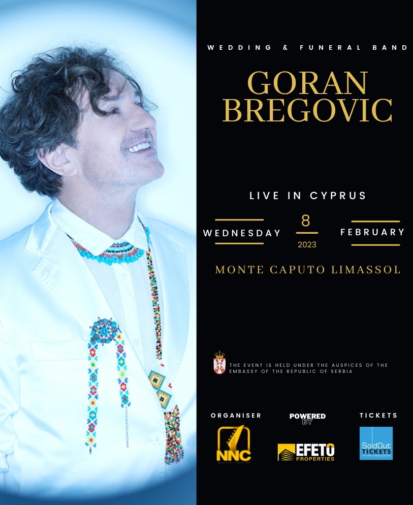 GORAN BREGOVIC & His Wedding & Funeral Band 2023 Tour LIVE in CYPRUS