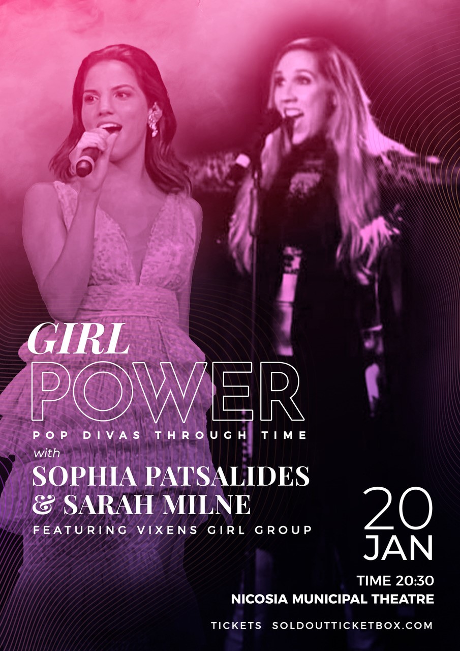 «GIRL POWER» - POP DIVAS THROUGH TIME with SOPHIA PATSALIDES & SARAH MILNE - NICOSIA INTERNATIONAL FESTIVAL 2022