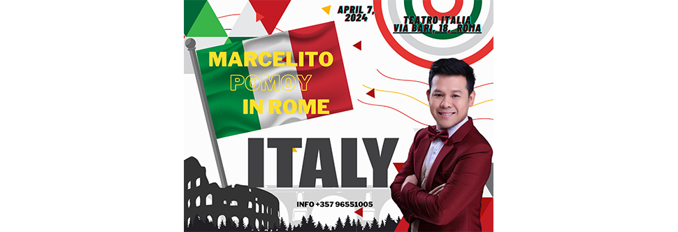 MARCELITO POMOY LIVE - ITALY