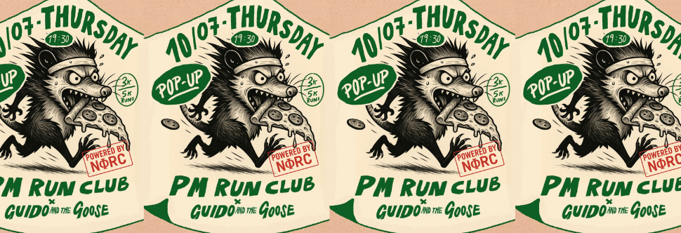 PM RUN CLUB X GUIDO AND THE GOOSE