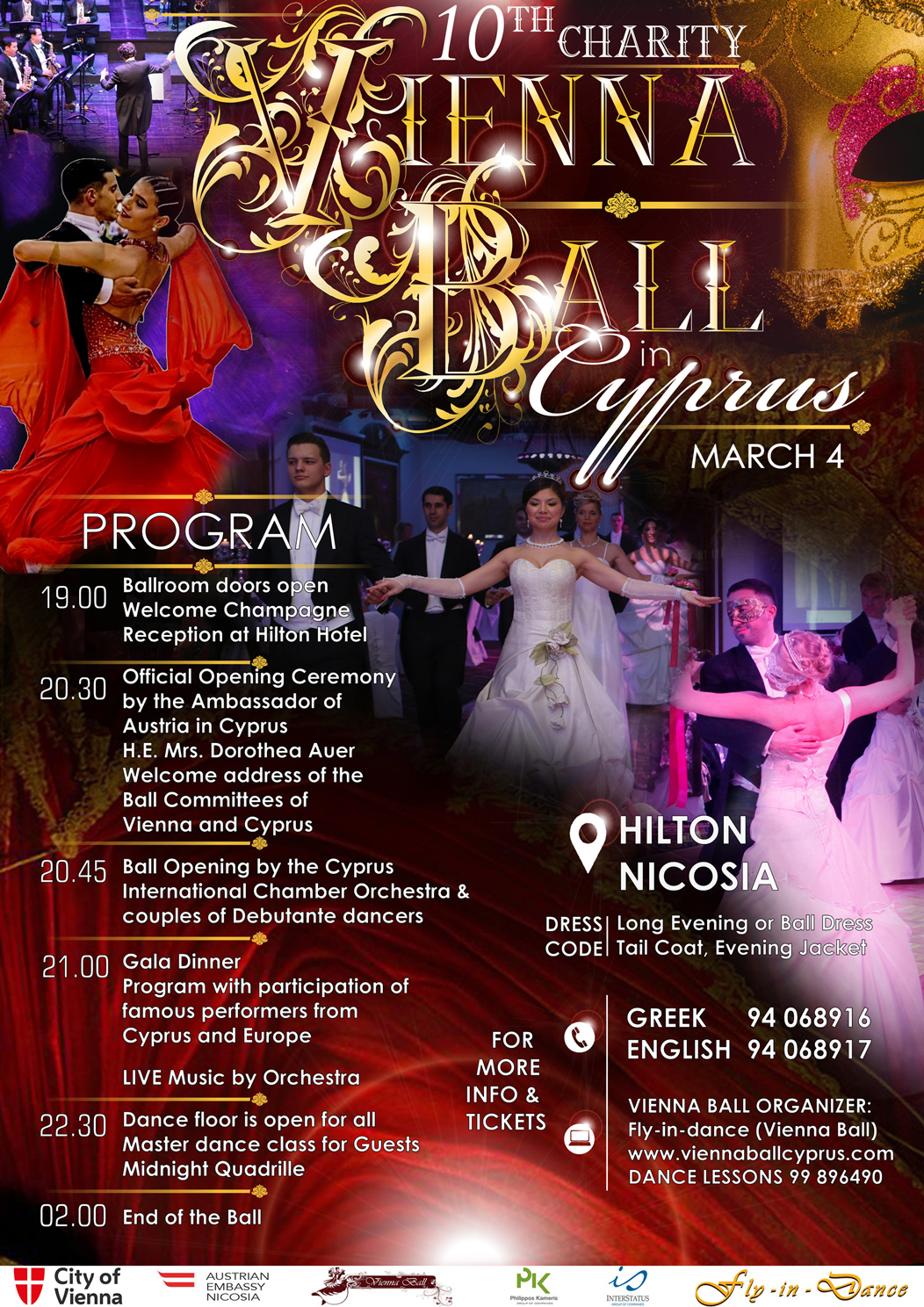 10th CHARITY VIENNA BALL IN CYPRUS 