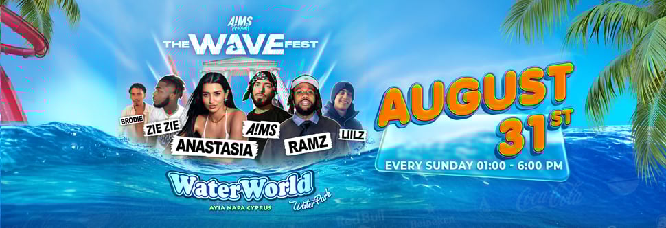 THE WAVE FEST - RAMZ // A!MS // ANASTASIA // ZIE ZIE // LIILZ // BRODIE + more surprise guests!
